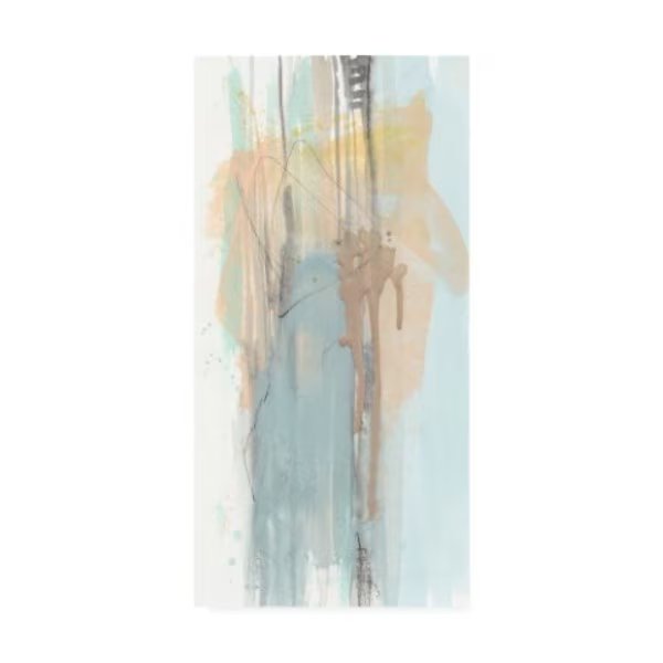 Jennifer Goldberger 'Pastel Splash I' Canvas Art, 16x32, Trademark Fine Art, Mfr#: WAG14993-C1632GG